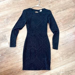 Little black dress. Backless